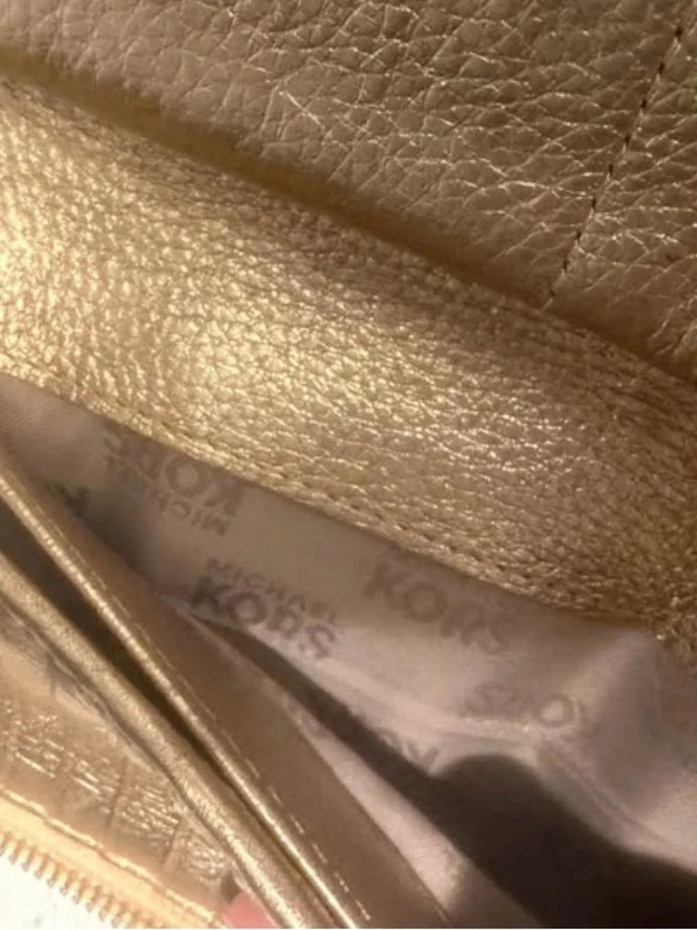 Michael Kors Metallic Gold Women’s Wallet